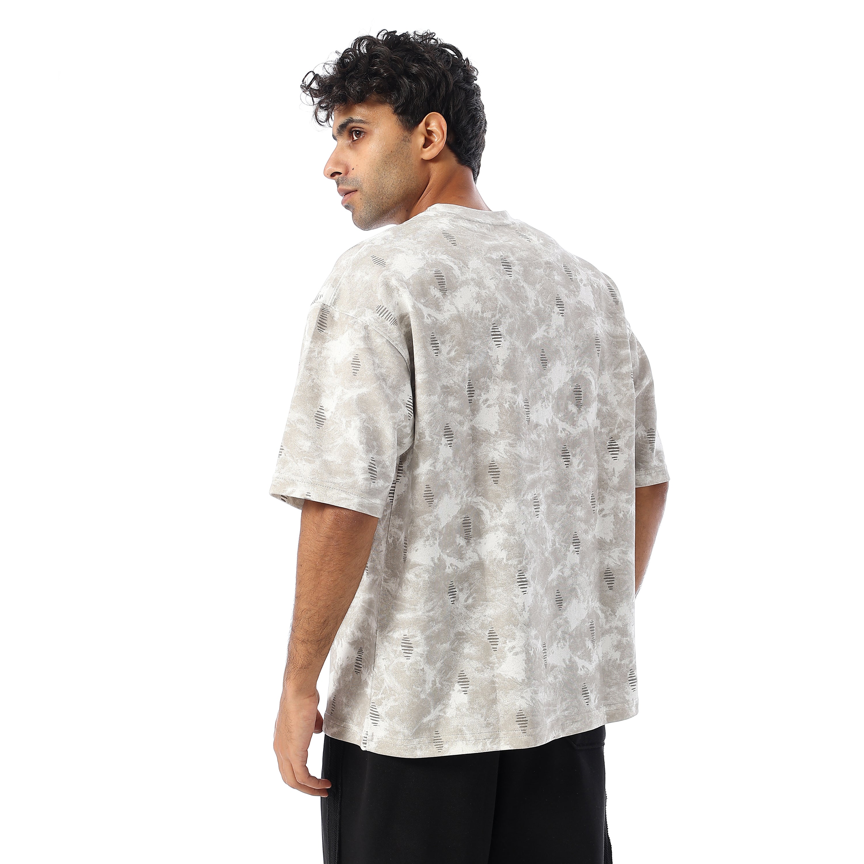 ACTIV MEN'S OVERSIZED T-SHIRT - WHITE