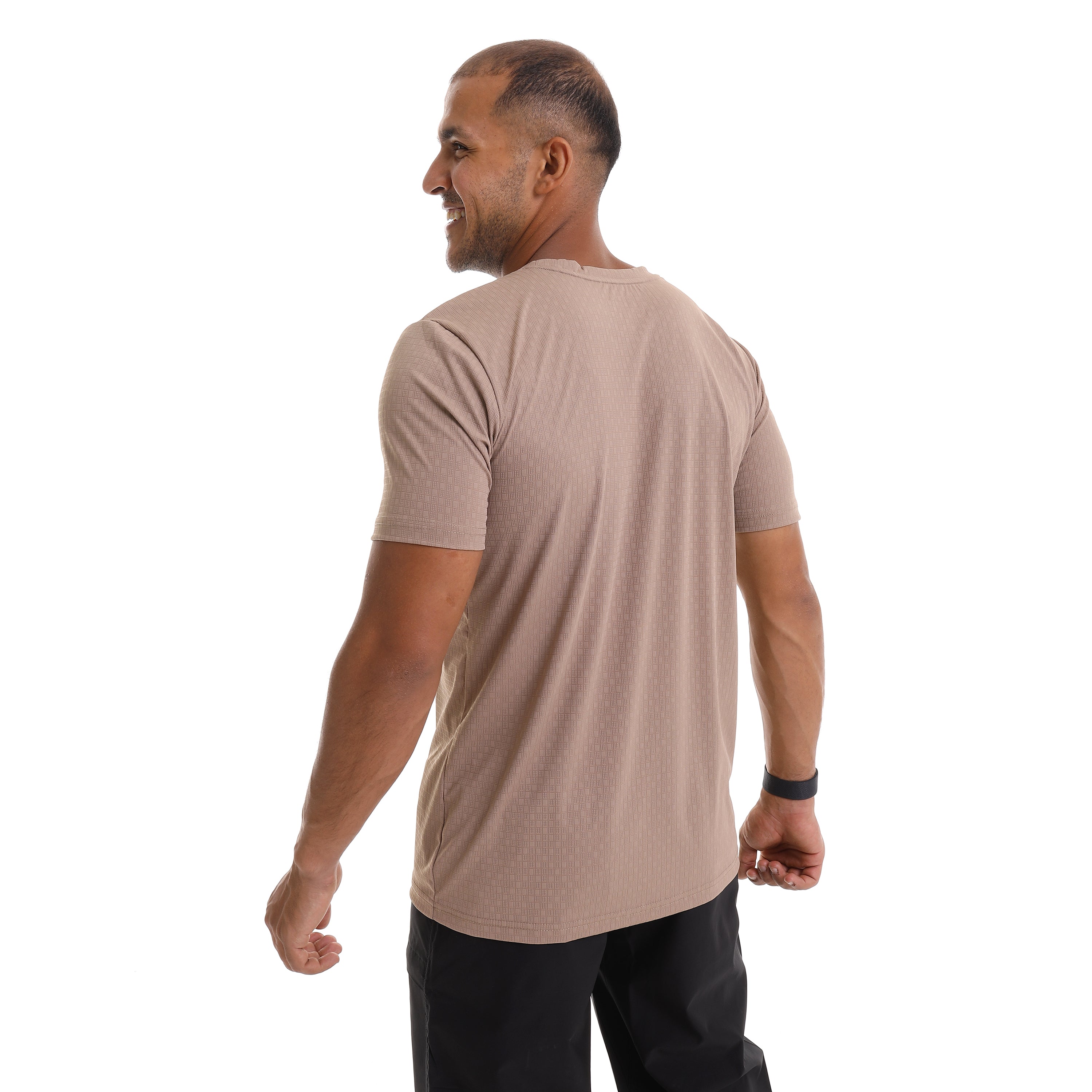 تي شيرت اكتف رجالي حوض روزيتا - كافيه