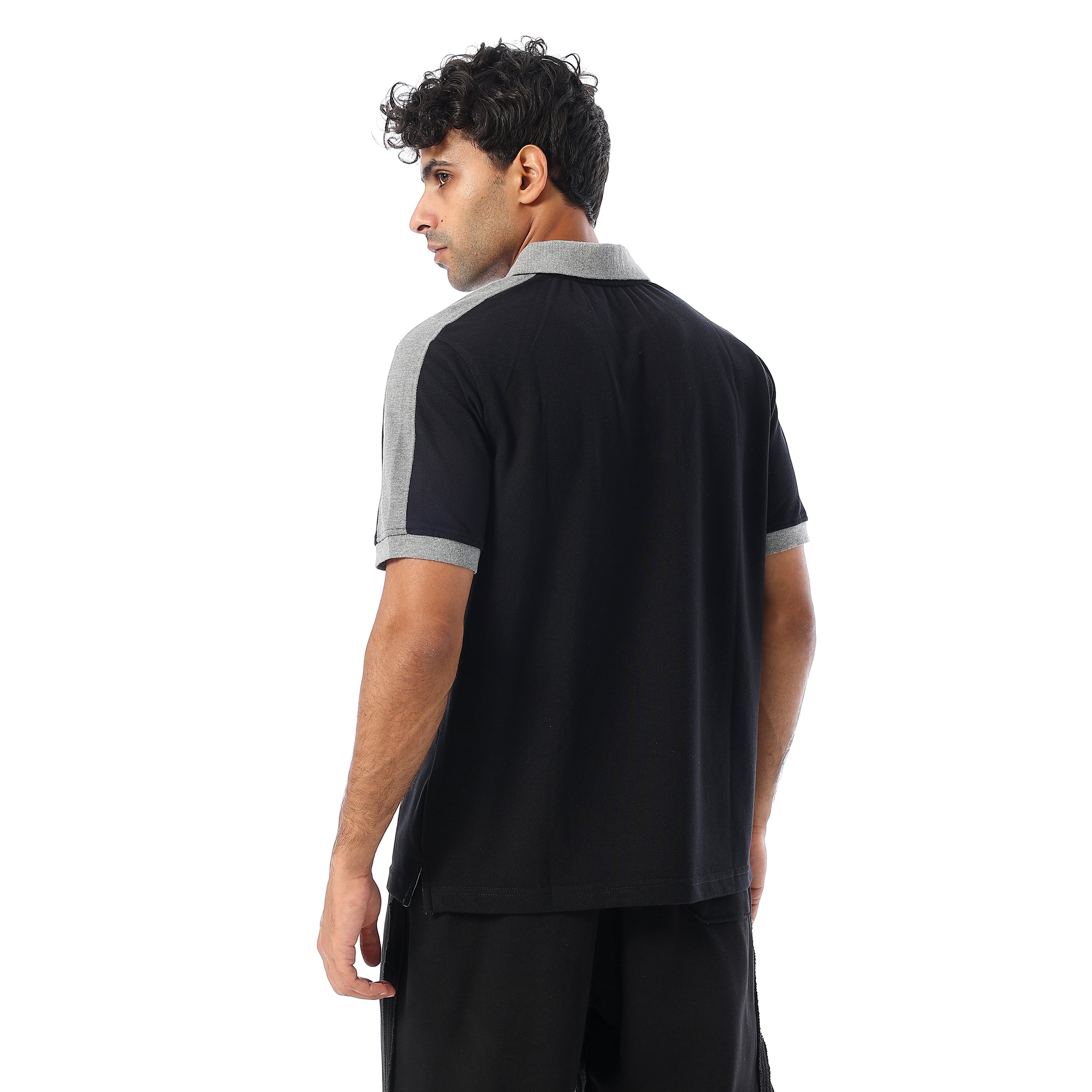 ACTIV MEN'S POLO-SHIRT - BLACK