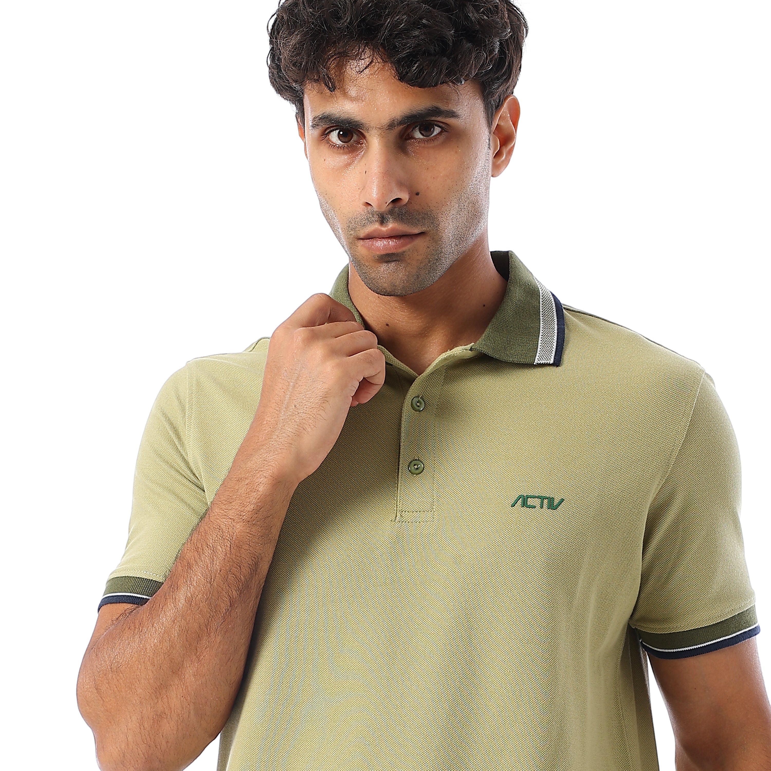 ACTIV MEN'S POLO-SHIRT - MINT