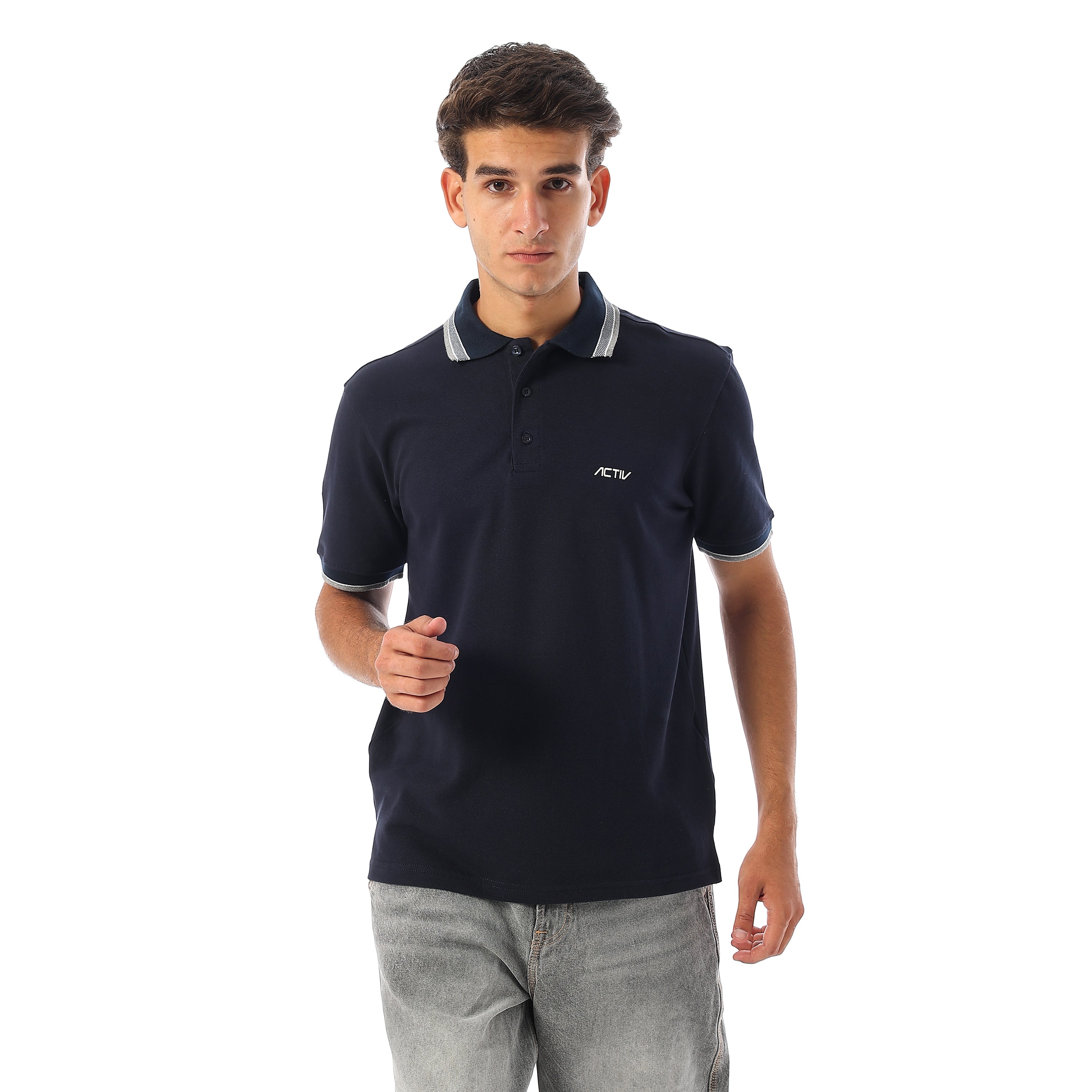 ACTIV MEN'S POLO-SHIRT - NAVY