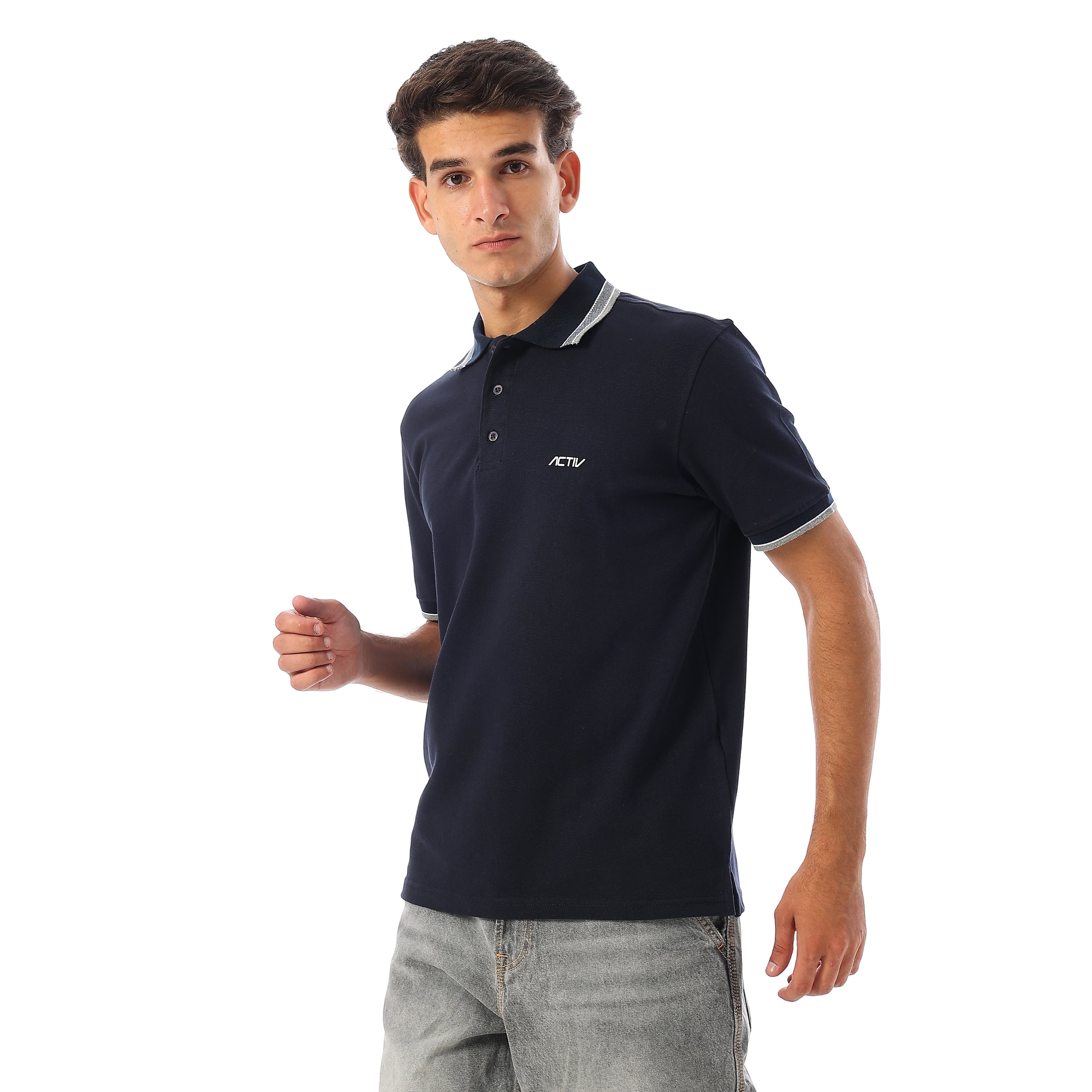 ACTIV MEN'S POLO-SHIRT - NAVY