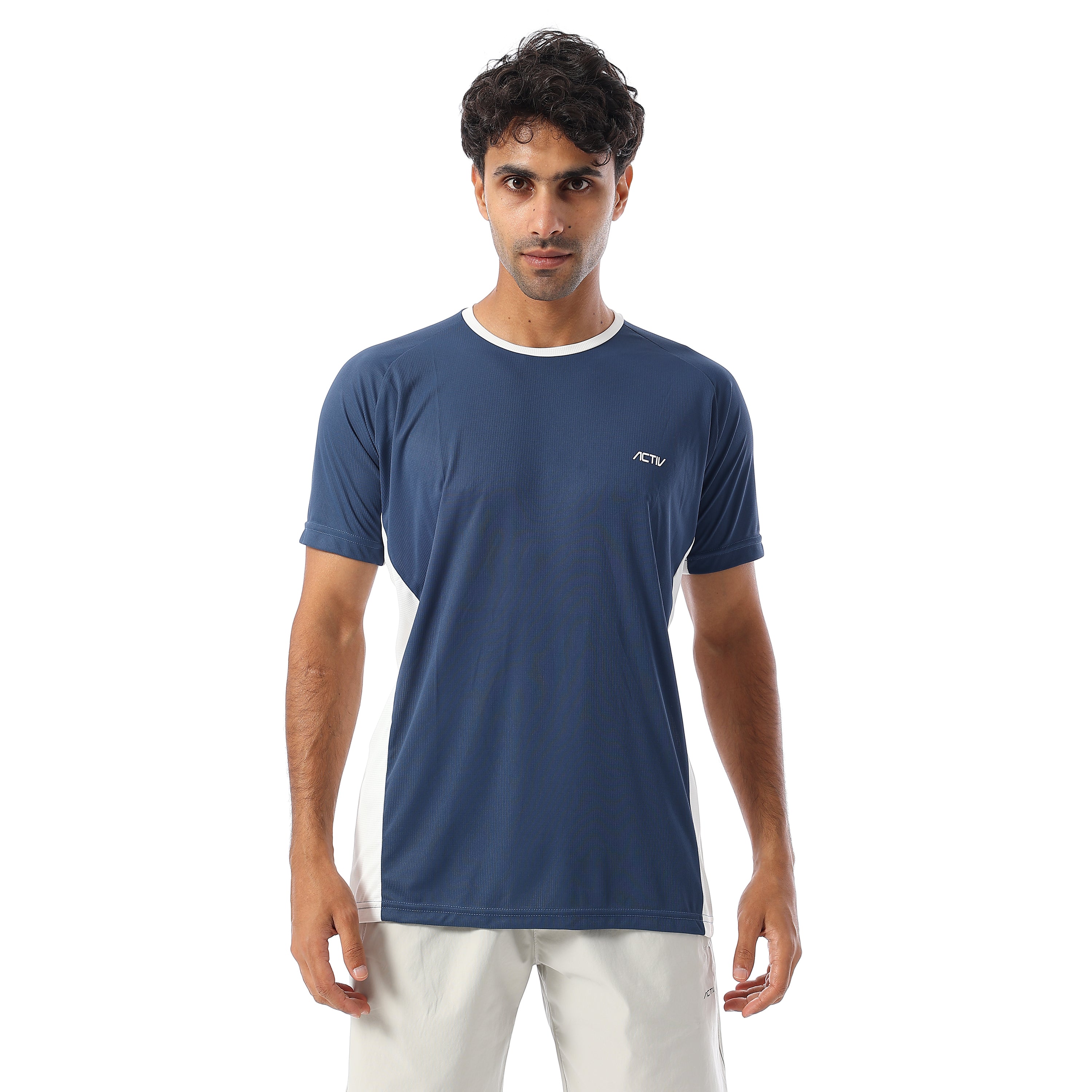 ACTIV MEN'S BASIC T-SHIRT - PETROL