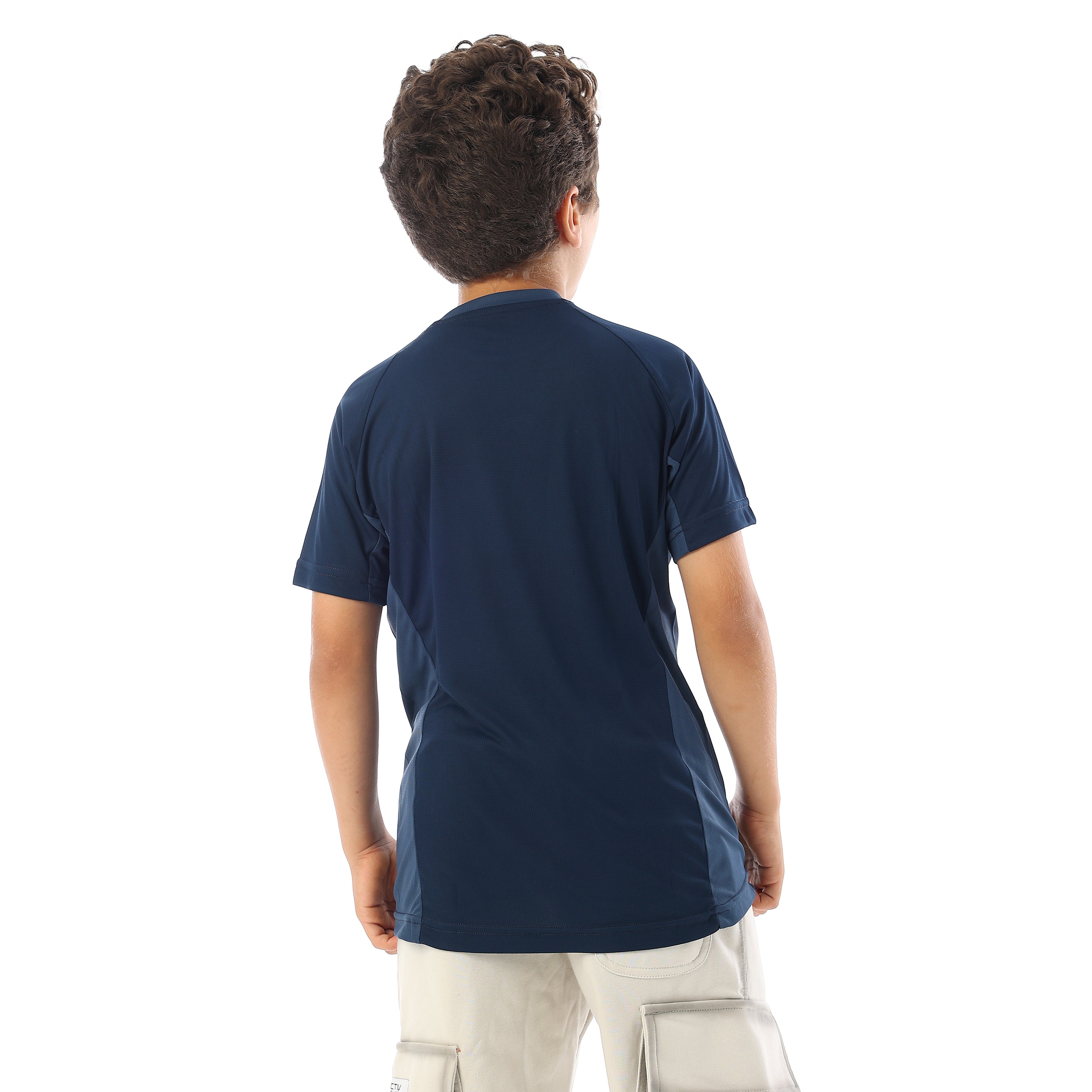 ACTIV BOYS BASIC T-SHIRT - كحلي*بترولى