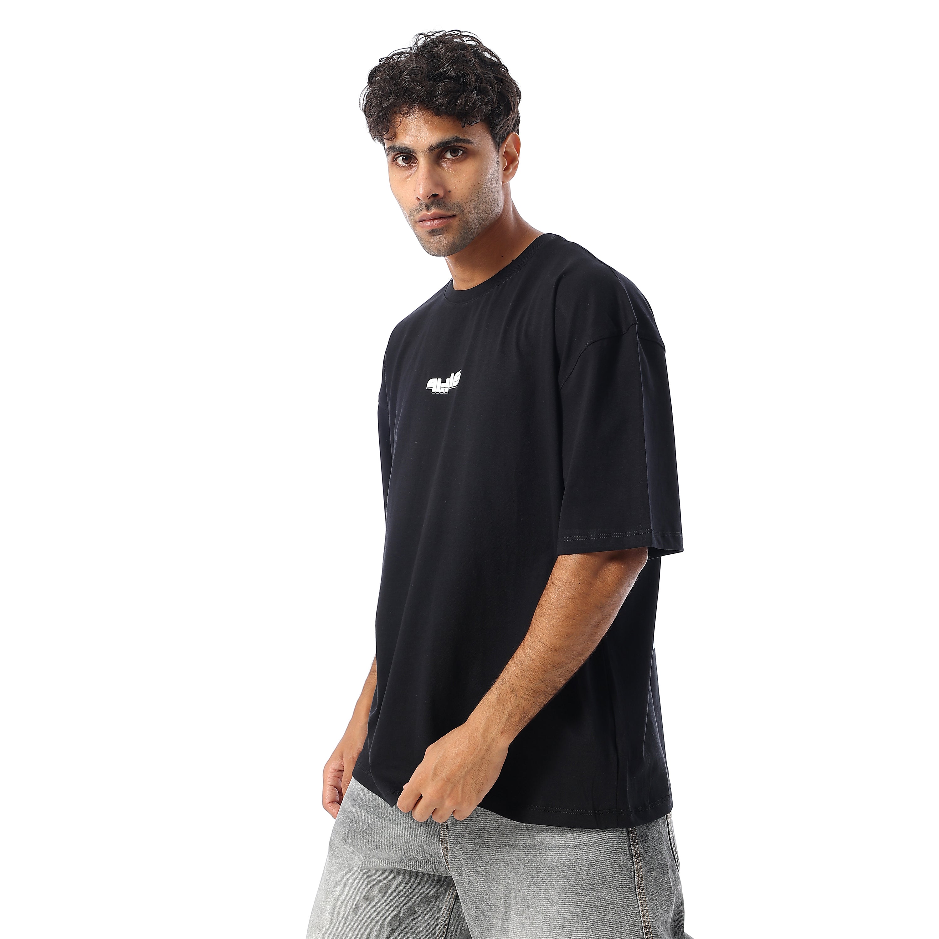 CAIRO UNISEX OVERSIZ SS TSHIRT - BLACK