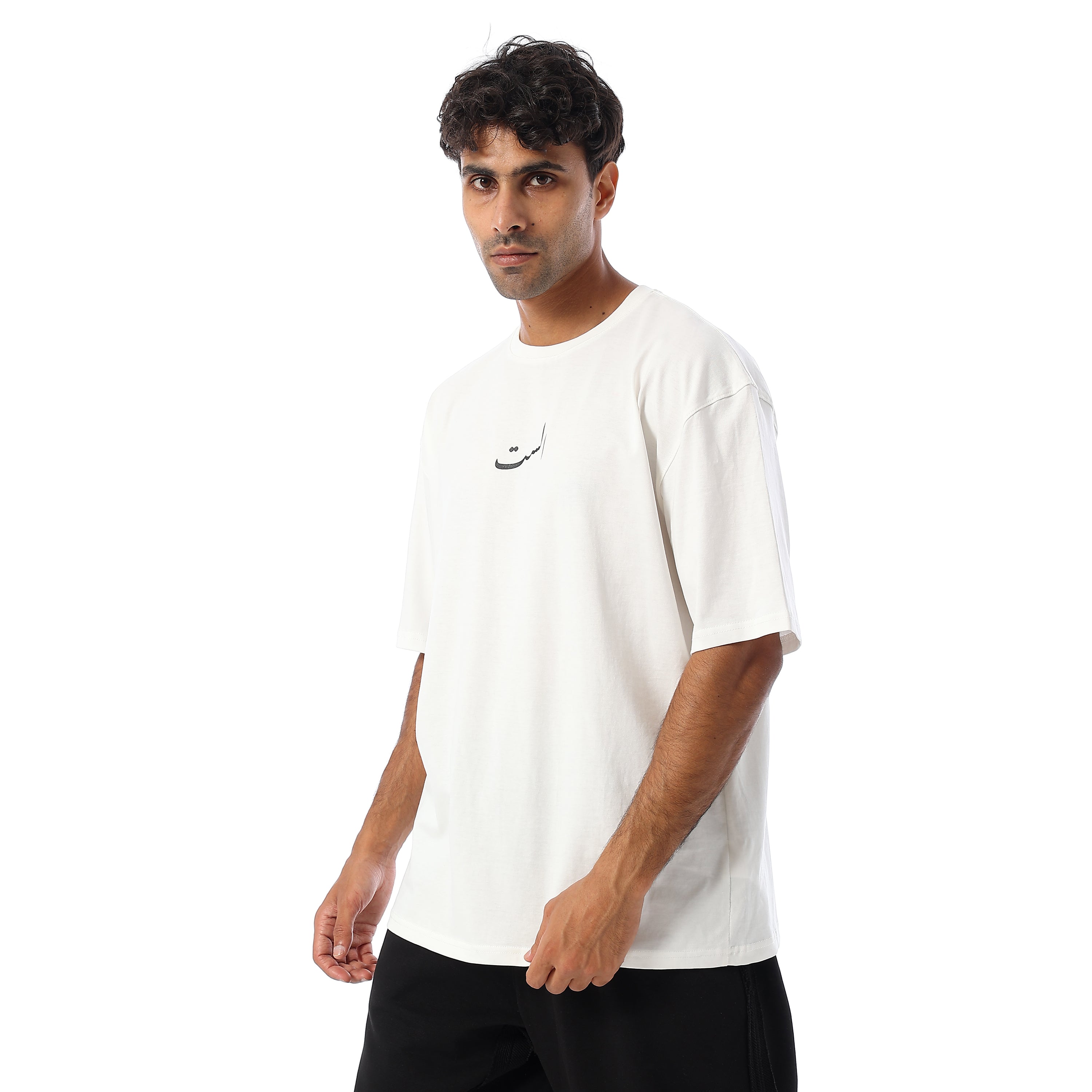 UMM KALTHOUM OVERSIZ SS TSHIRT - OFFWHITE