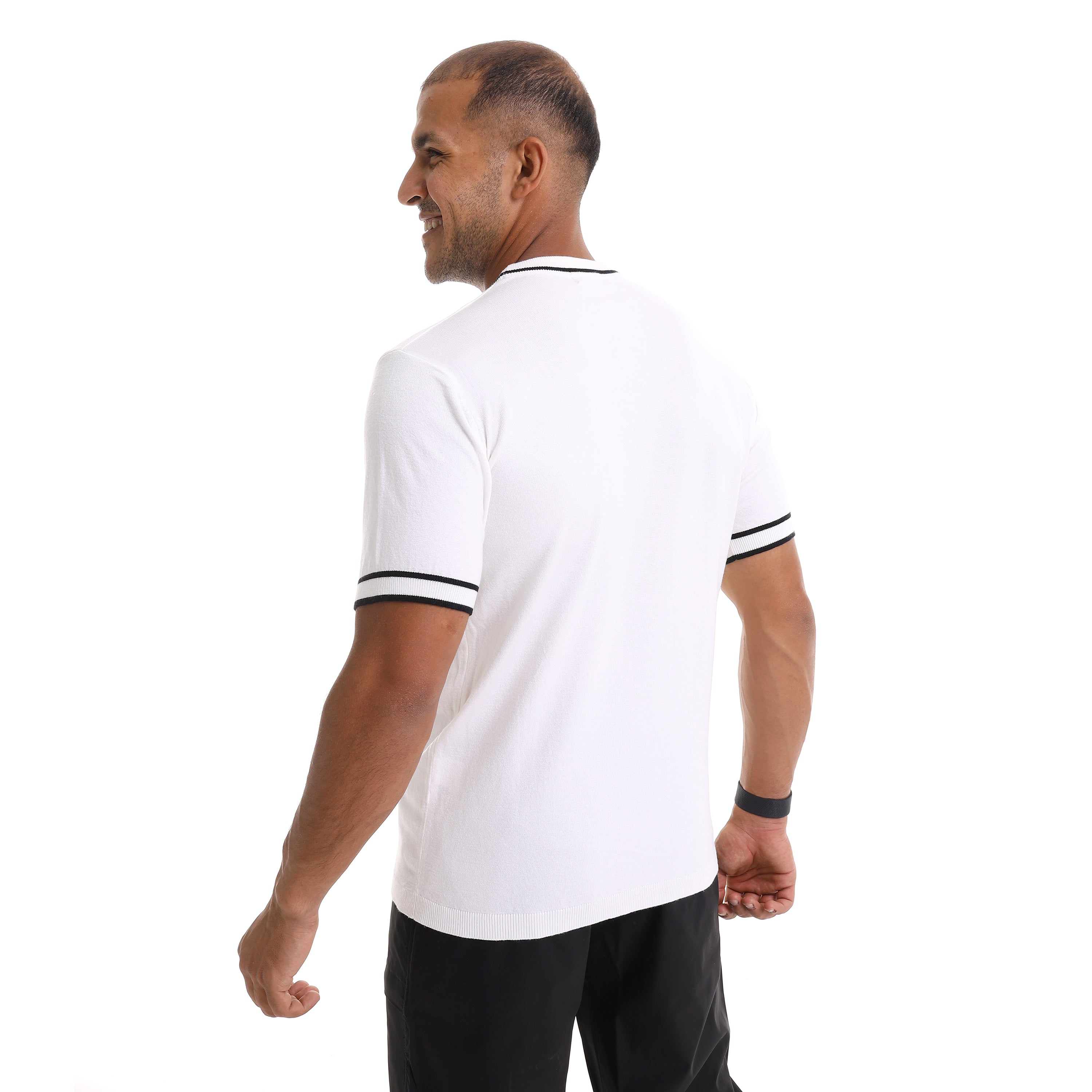 تى شيرت اكتف رجالي تريكو - سكري*اسود