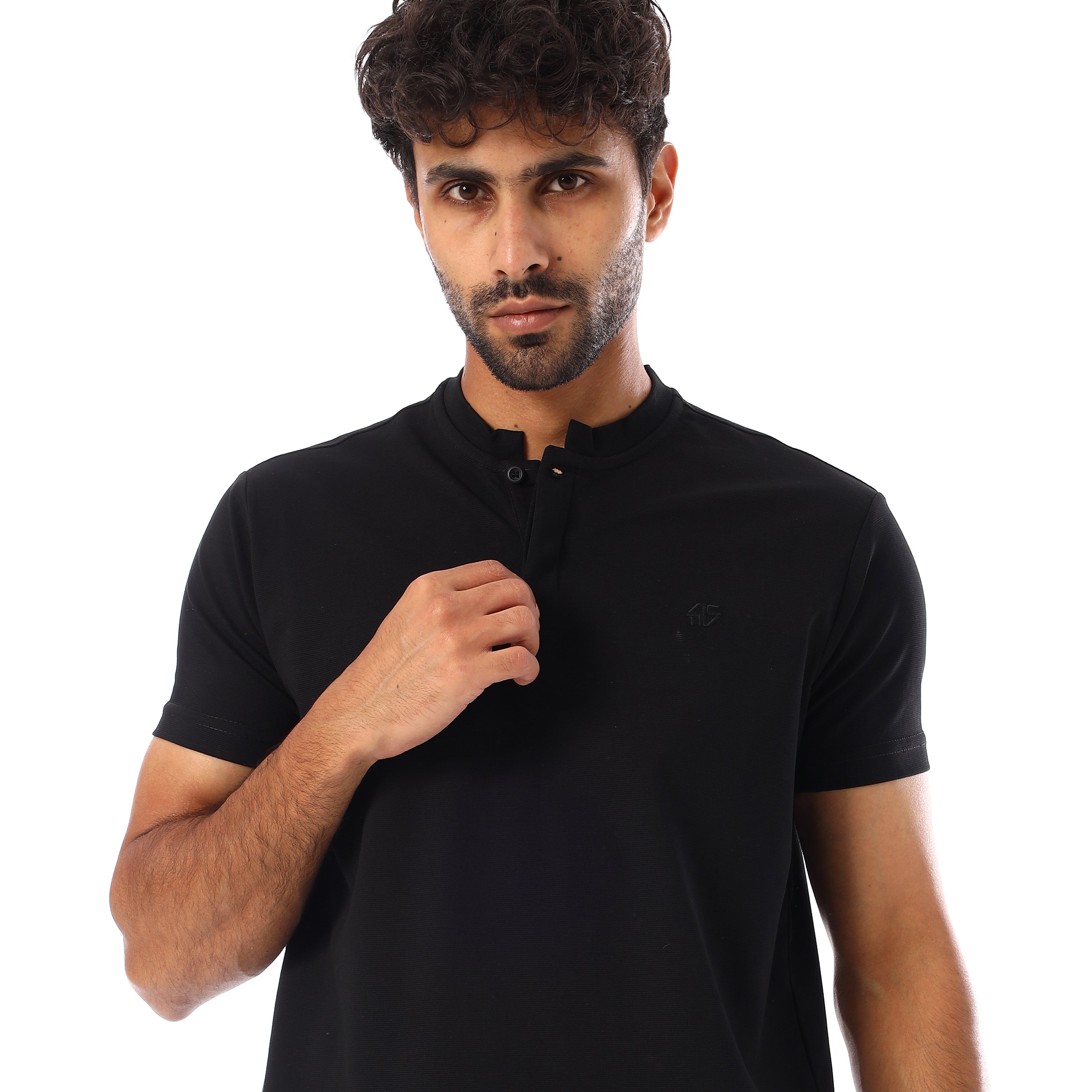 بولو شيرت اكتف رجالى - اسود