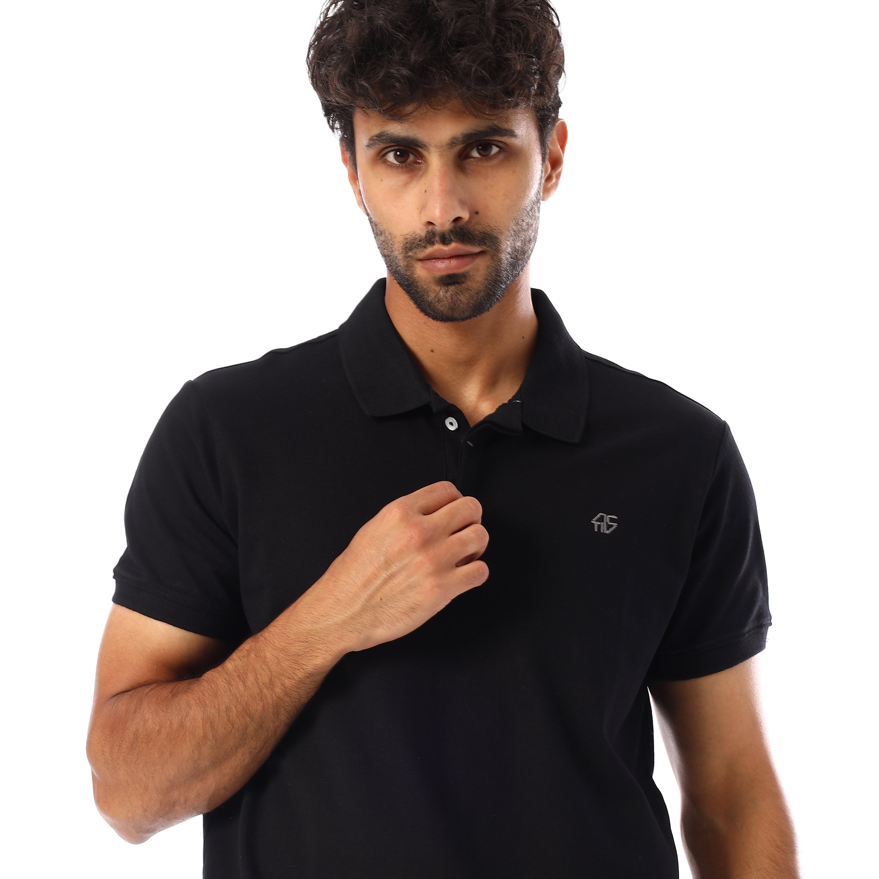 بولو شيرت اكتف رجالى - اسود