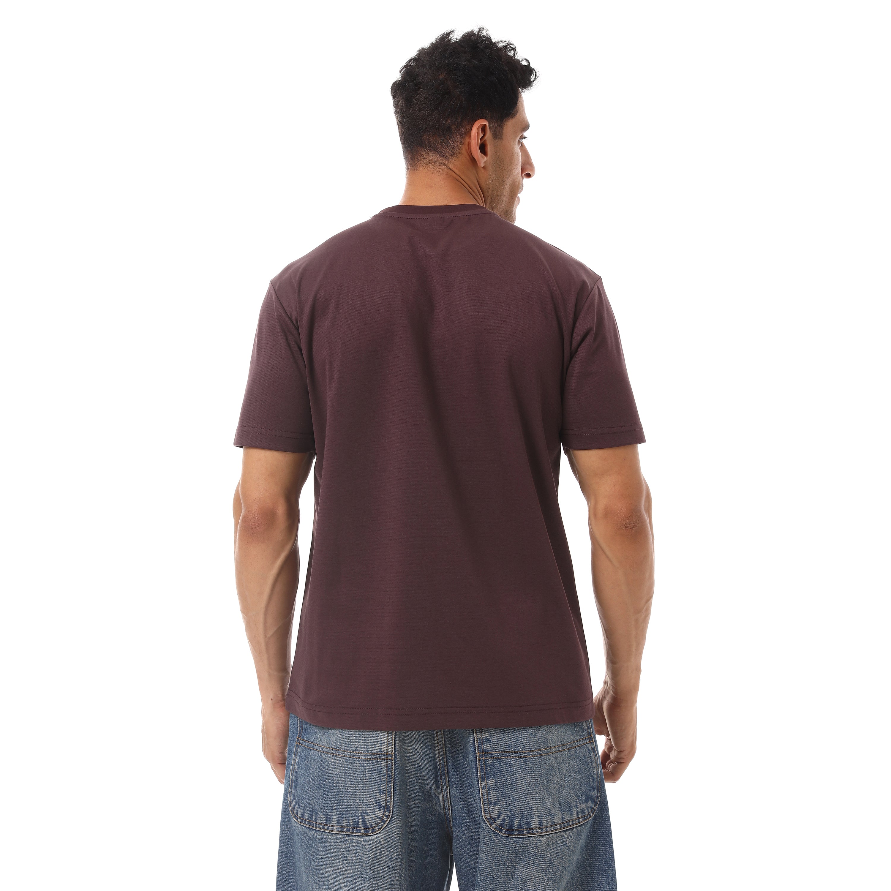 ACTIV MEN'S BASIC T-SHIRT - MAUVE