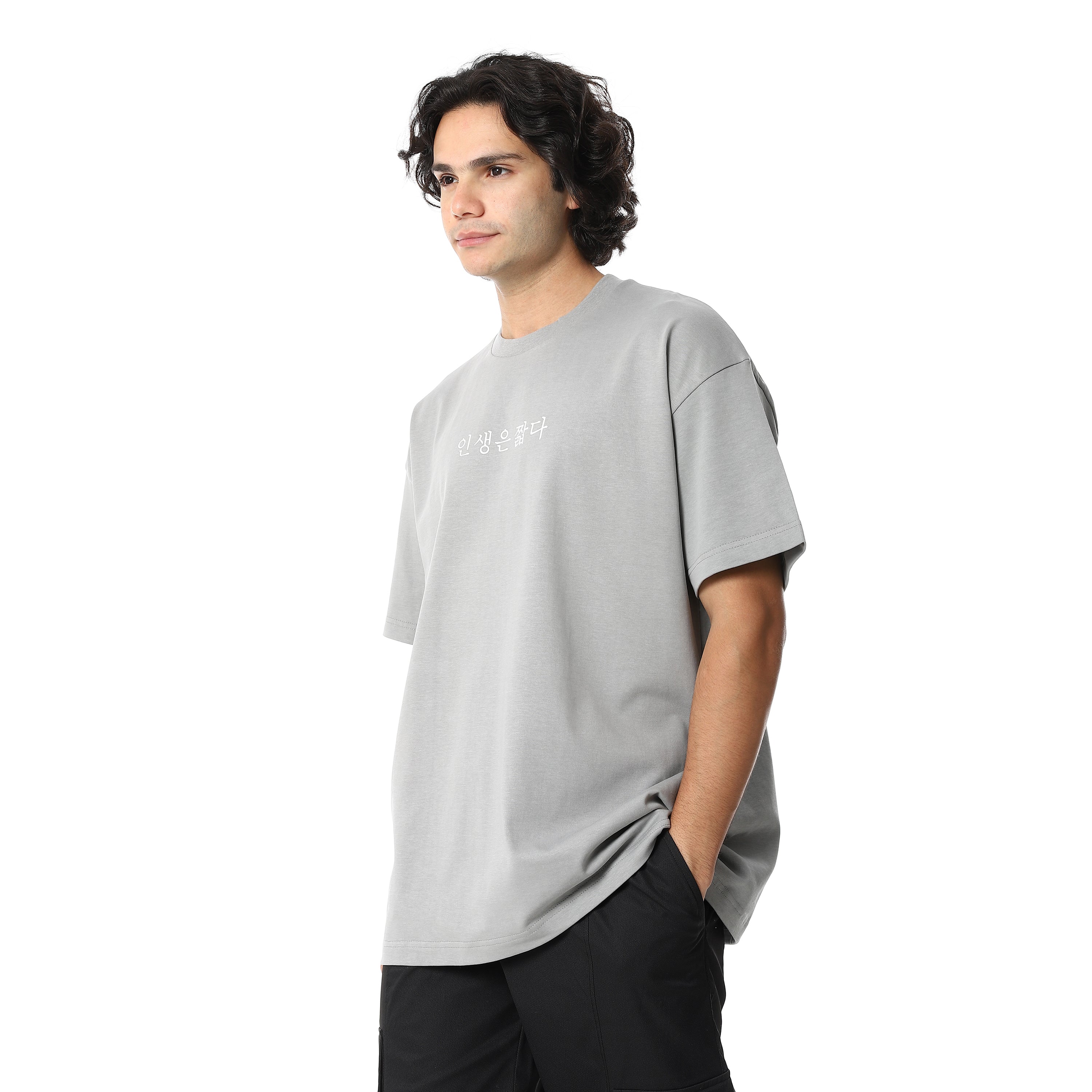 ACTIV MEN'S BASIC T-SHIRT - GREY