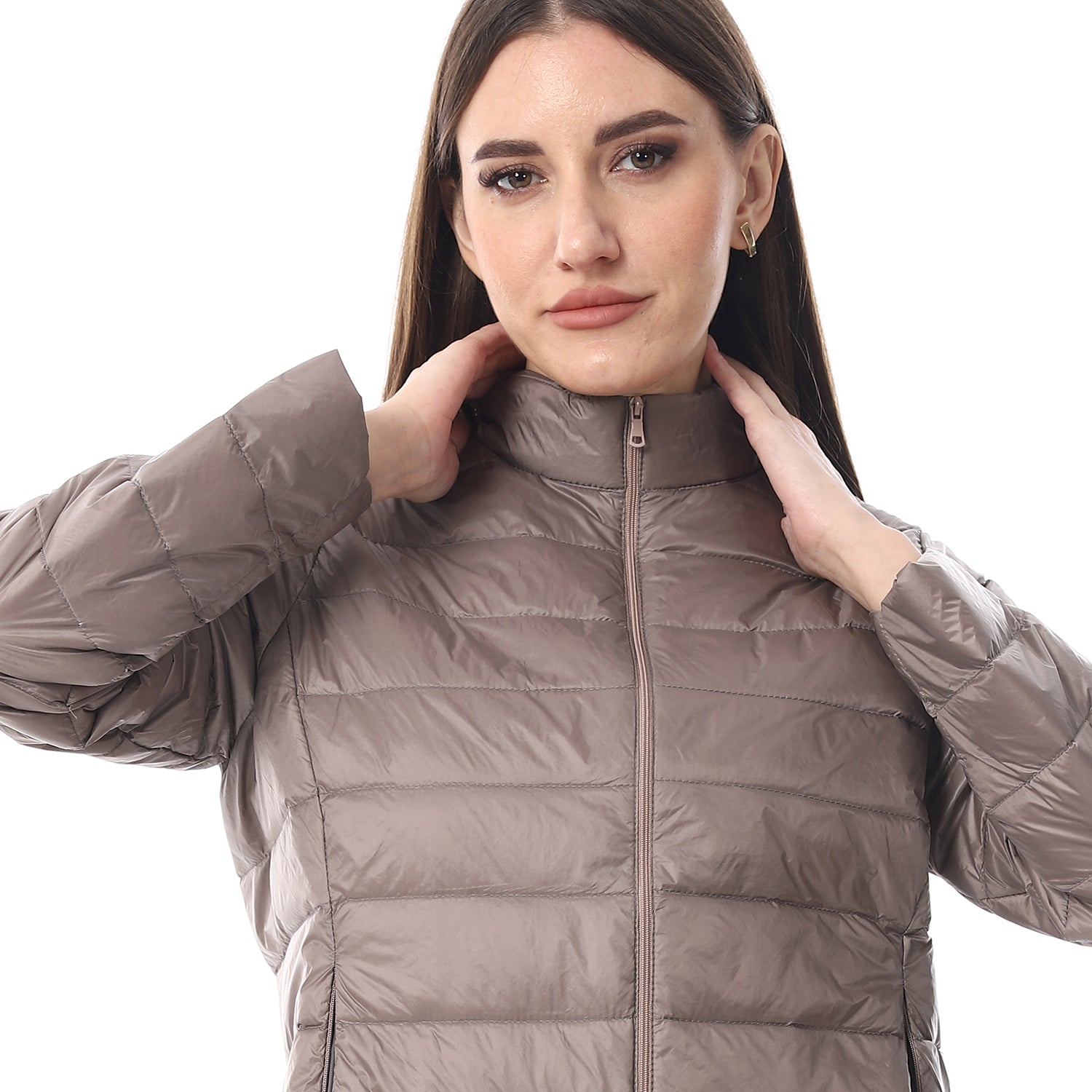 ACTIVNEW LADY'S DOWN JACKET - KHAKI 