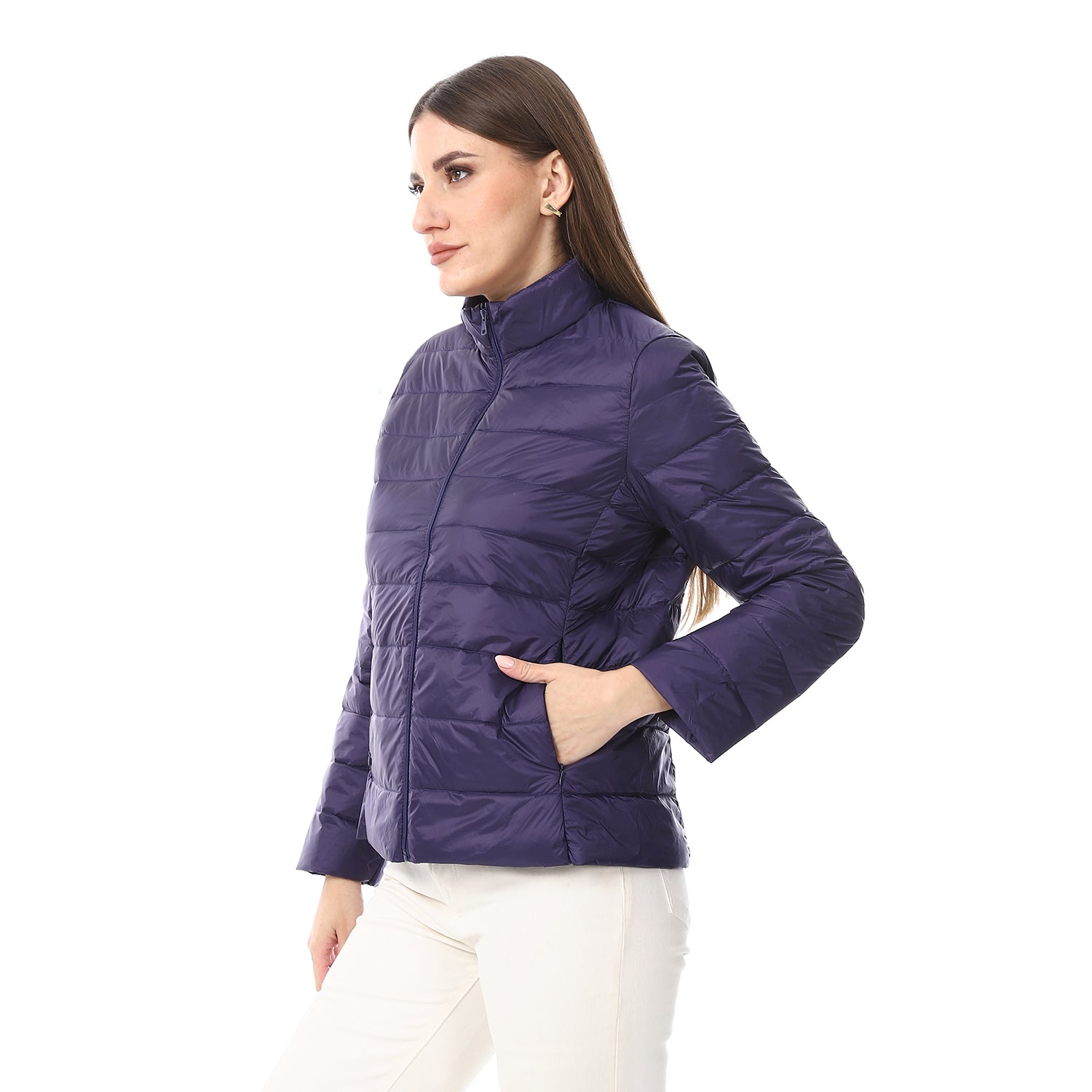 ACTIVNEW LADY'S DOWN JACKET - NAVY