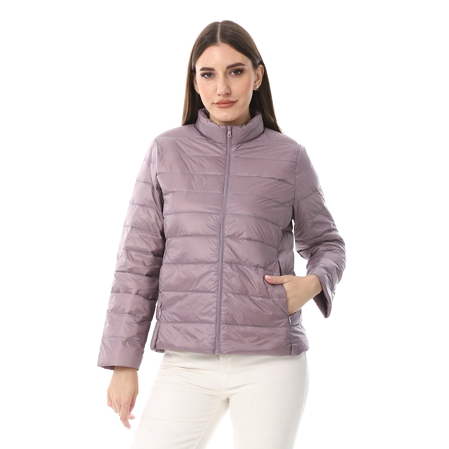 ACTIVNEW LADY'S DOWN JACKET - PURPLE 