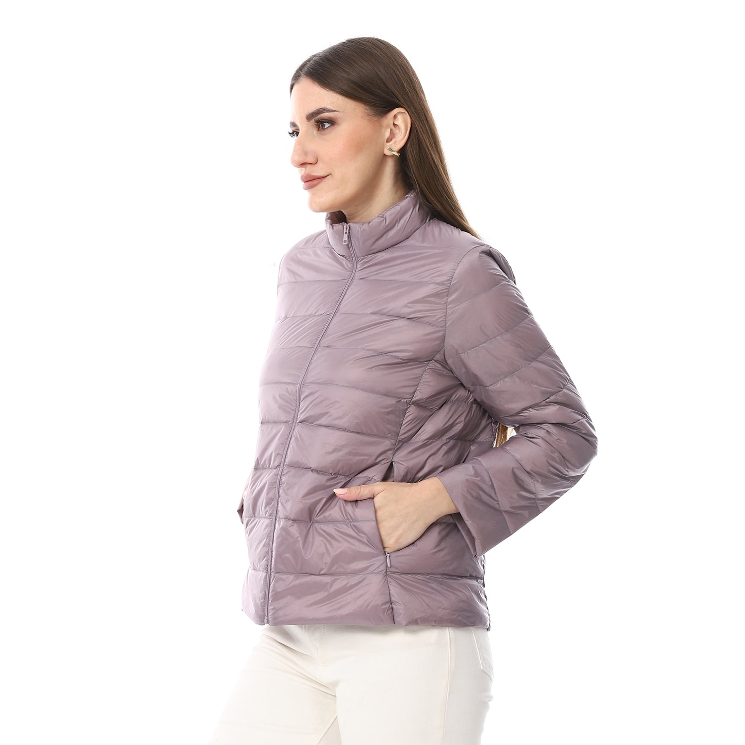 ACTIVNEW LADY'S DOWN JACKET - PURPLE