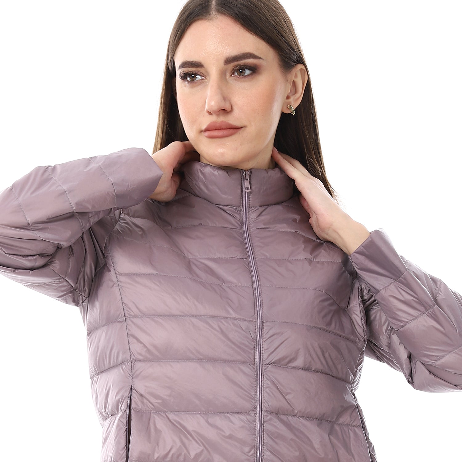 ACTIVNEW LADY'S DOWN JACKET - PURPLE 