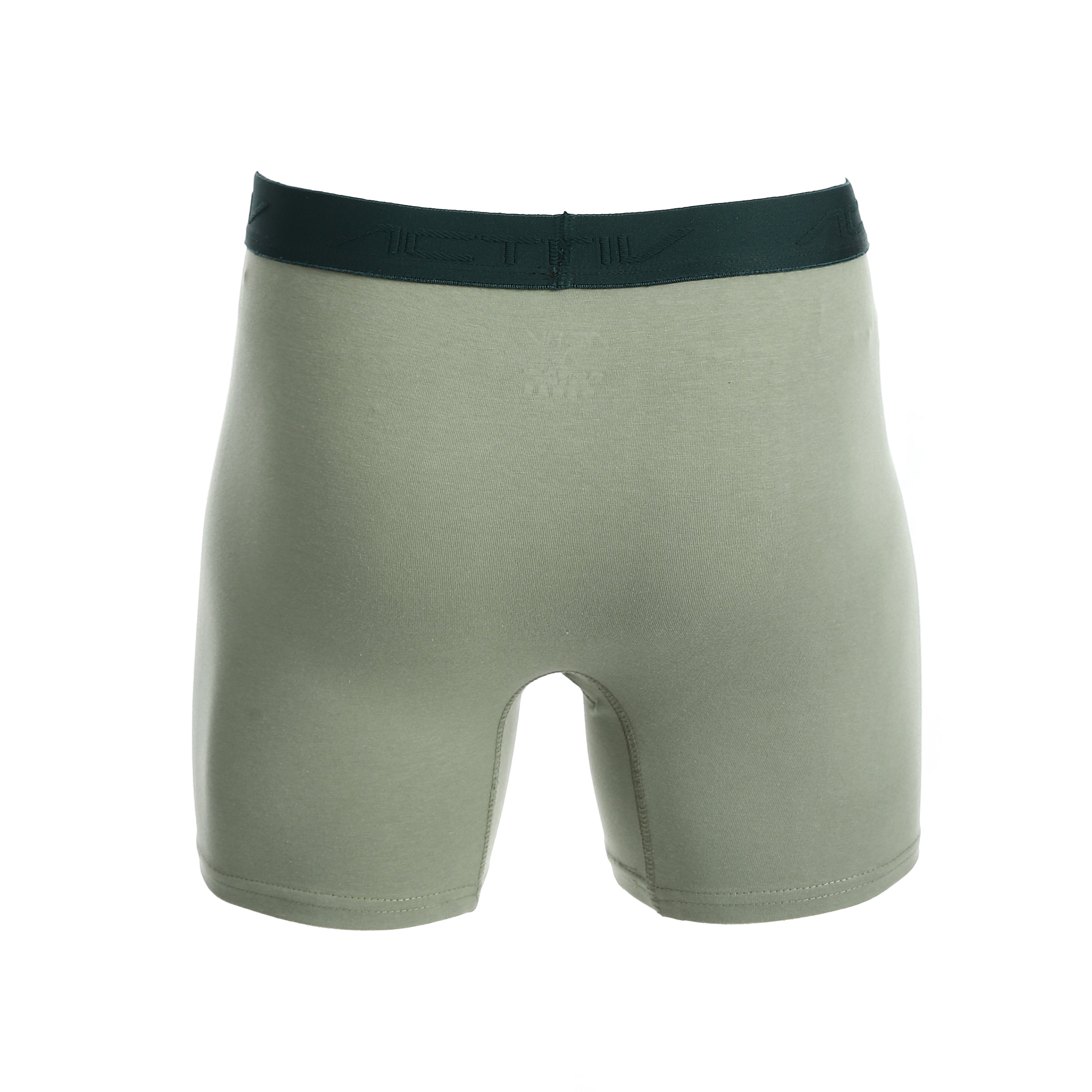ACTIV MEN'S LONG BOXER - زيتي