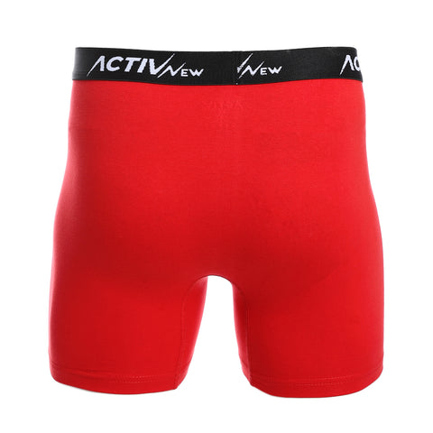 ACTIV MEN'S LONG BOXER - RED