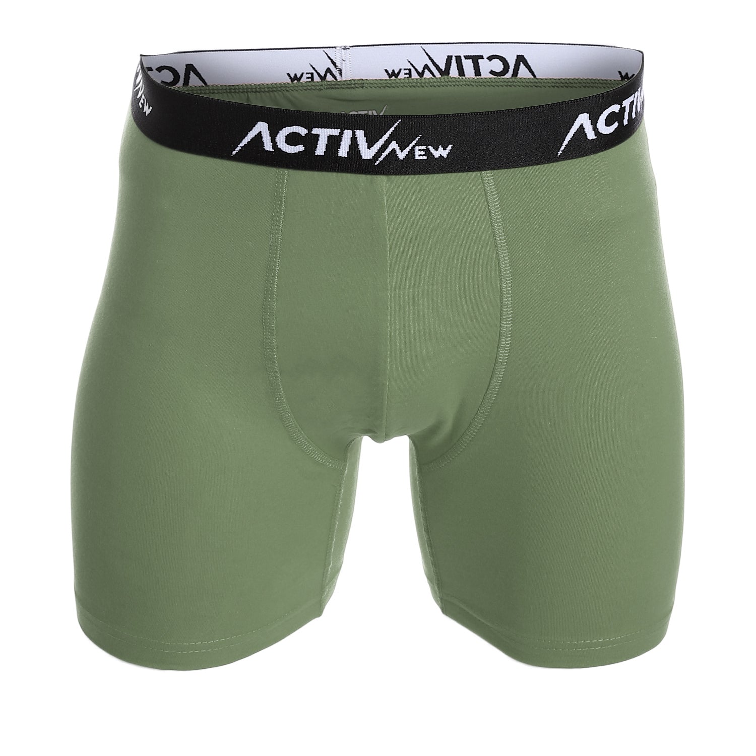 ACTIV MEN'S LONG BOXER - زيتي