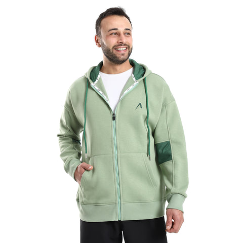 BASIC FULL ZIP JACKET - MINT