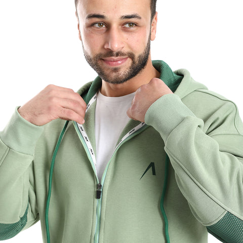 BASIC FULL ZIP JACKET - MINT