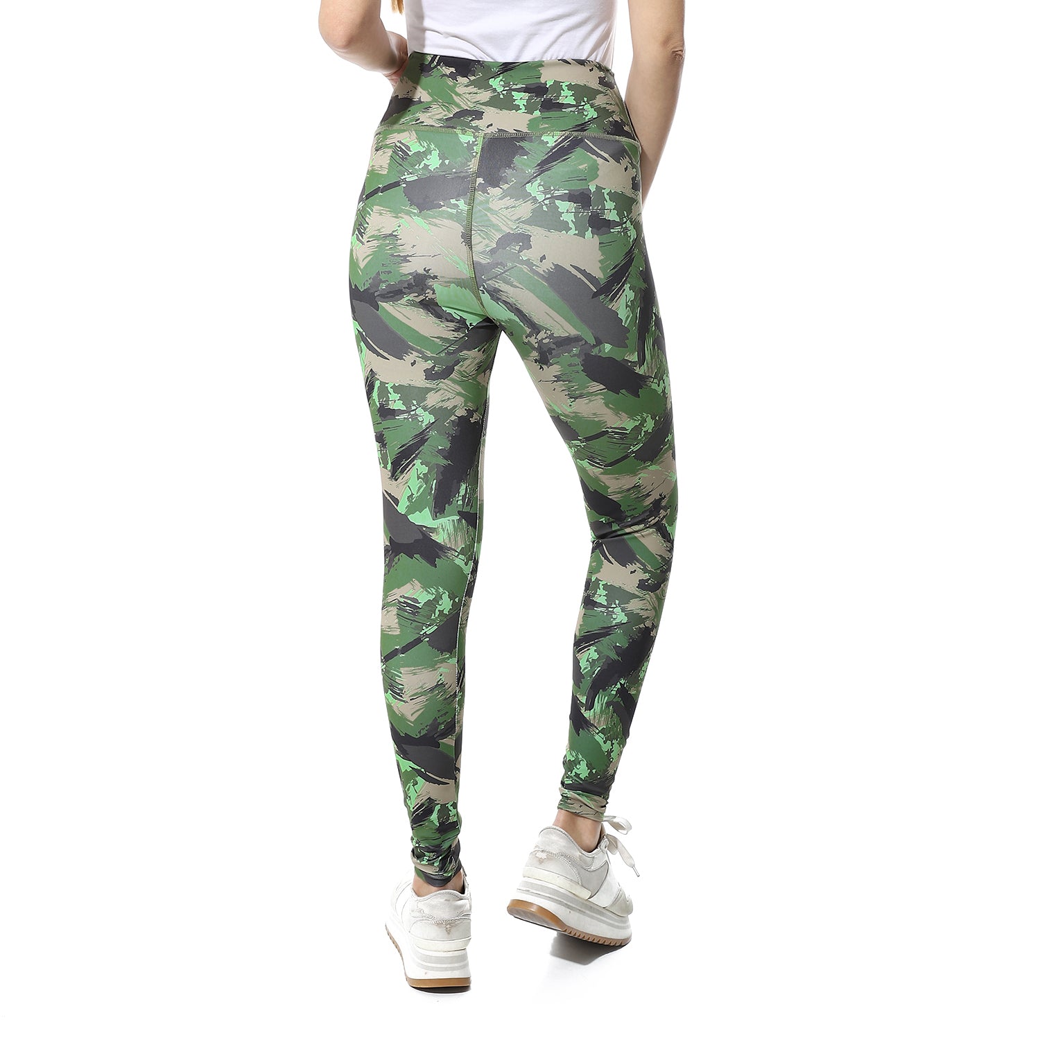 BRUSH STROKE PRINTED LEGGING - COLORS