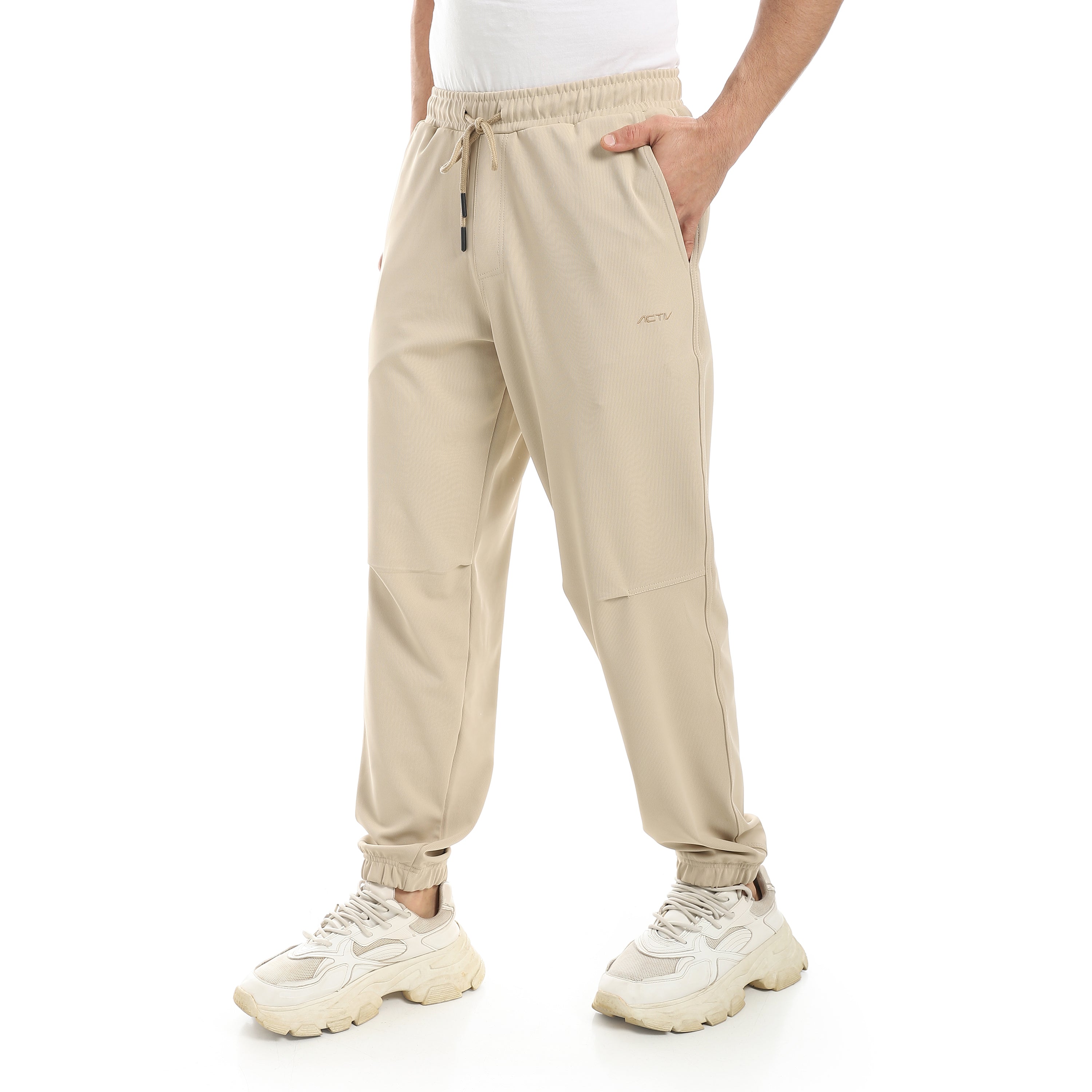 بنطلون ميلتون رجالى 20A* - بيج غامق