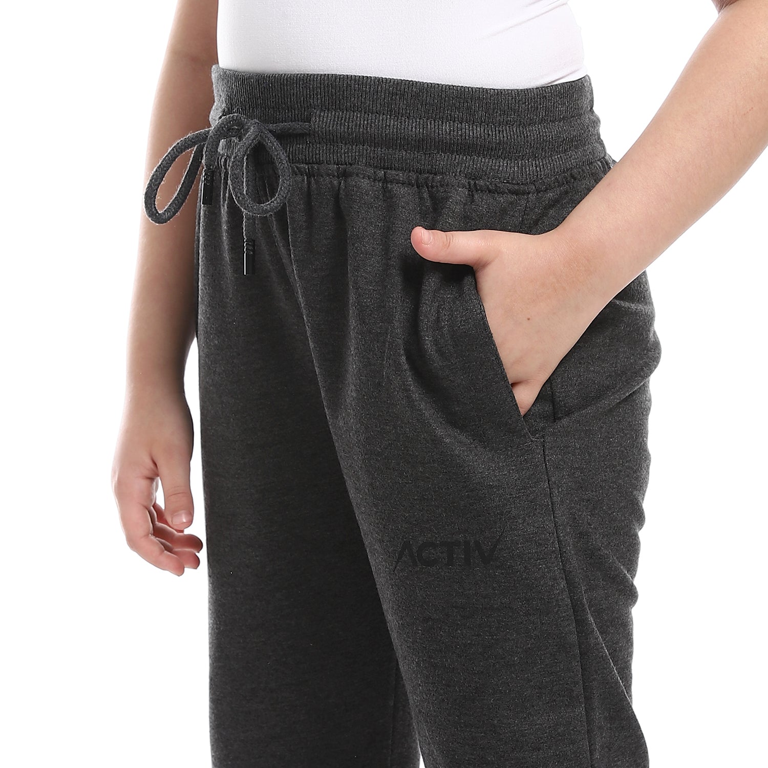 ACTIVNEW GIRL'S PANTS - CHARCOAL