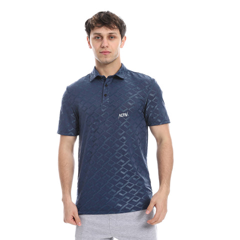 ACTIV MEN'S S/S POLO SHIRT - BLUE