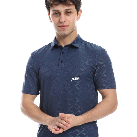 ACTIV MEN'S S/S POLO SHIRT - BLUE