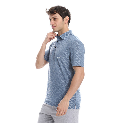 ACTIV MEN'S S/S POLO SHIRT - PETROL