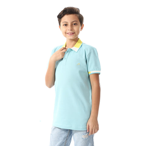 ACTIVEW KIDS POLO SHIRT - SKY BLUE