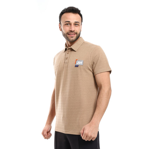 ACTIVNEW MEN'S POLO SHIRT - COFFEE