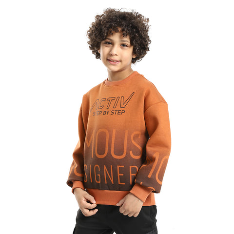 ACTIV KIDS BAISC SWEATSHIRT - HAVANA