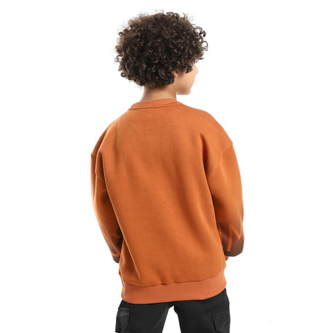 ACTIV KIDS BAISC SWEATSHIRT - HAVANA