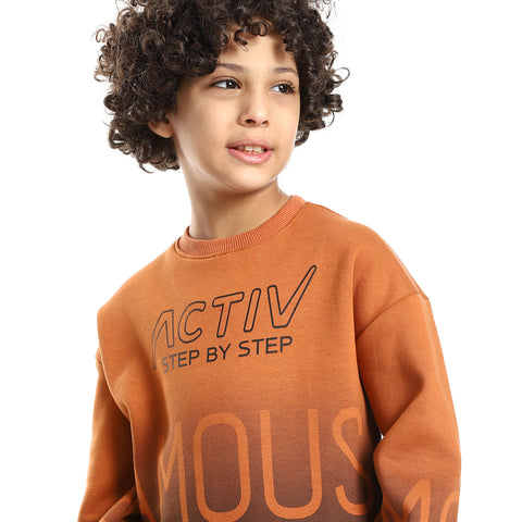 ACTIV KIDS BAISC SWEATSHIRT - HAVANA