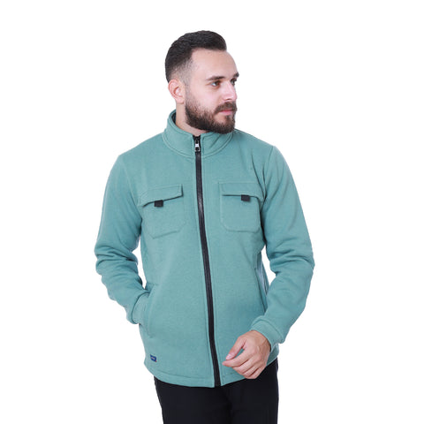 ACTIV MENS FULL ZIP SWEATSHIRT - MINT