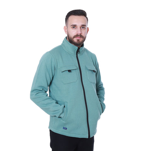 ACTIV MENS FULL ZIP SWEATSHIRT - MINT