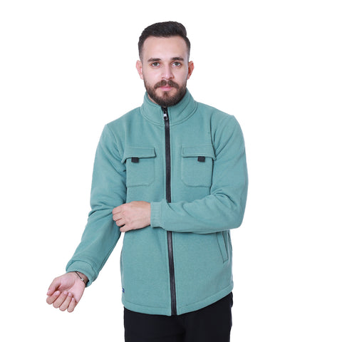 ACTIV MENS FULL ZIP SWEATSHIRT - MINT