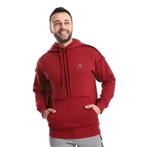 THE UPSIDE OVERSIZED HOODIE - MAROON