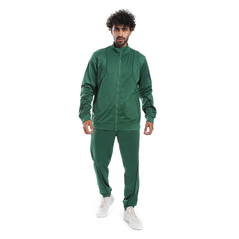 ACTIV PIPING TRACKSUIT - OLIVE