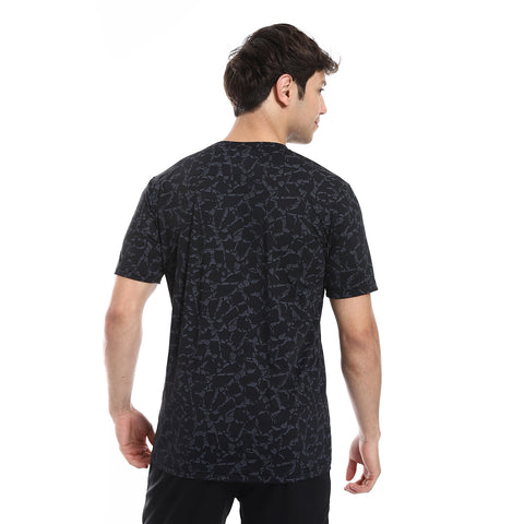 ACTIV GRAPHIC BASIC T-SHIRT - BLACK