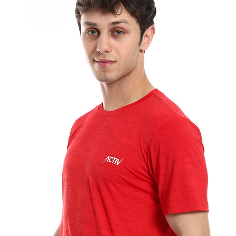 ACTIV GRAPHIC BASIC T-SHIRT - RED