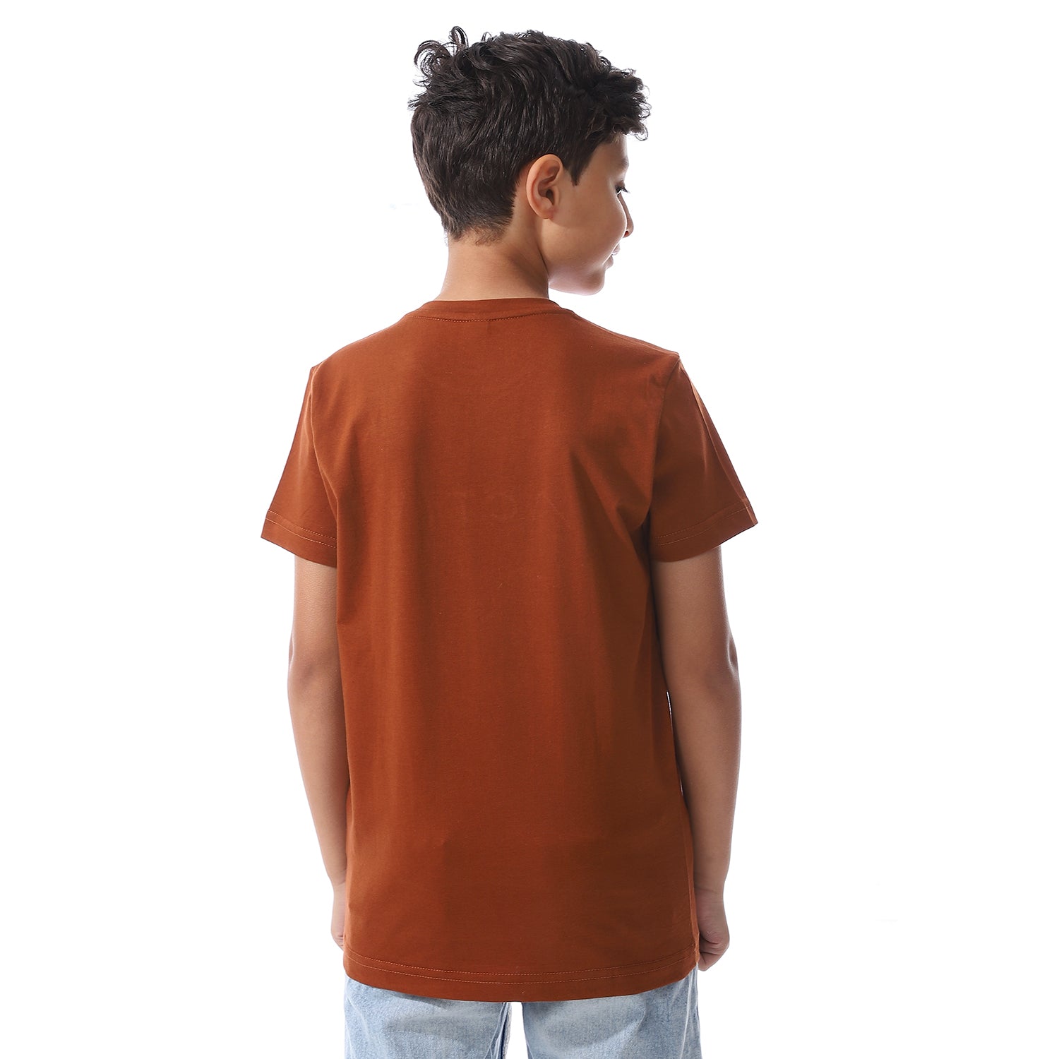 ACTIVEW KIDS BASIC T-SHIRT - COPPER