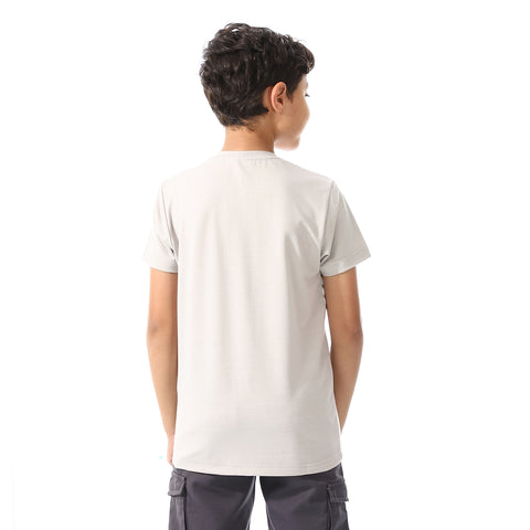 ACTIVEW KIDS BASIC T-SHIRT - BEIGE