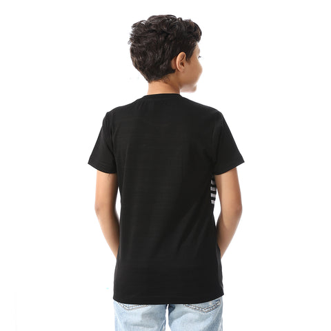 ACTIVEW KIDS BASIC T-SHIRT - BLACK