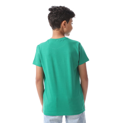 ACTIVEW MEN'S BASIC T-SHIRT - GREEN