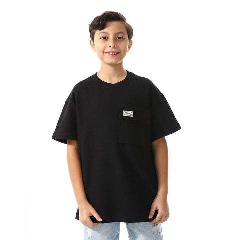 ACTIV MEN'S OVERSIZE T-SHIRT - BLACK