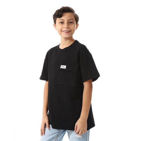 ACTIV MEN'S OVERSIZE T-SHIRT - BLACK