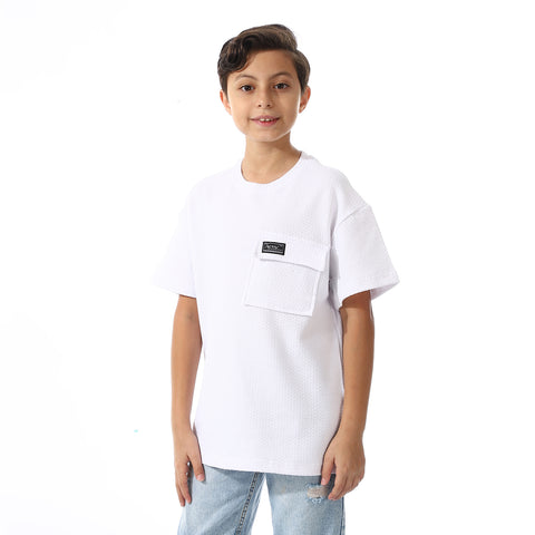 ACTIV MEN'S OVERSIZE T-SHIRT - WHITE